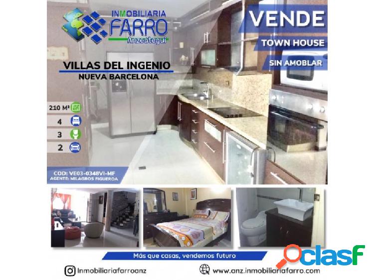 EN VENTA TOWN HOUSE EL INGENIO VE03-0348VI-MF