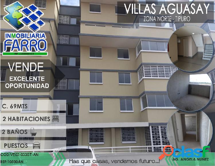 SE VENDE APARTAMENTO EN TIPURO VE02-033ST-AN