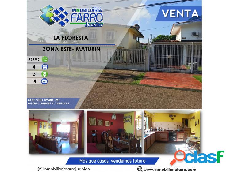 SE VENDE CASA EN LA FLORESTA VE01-1008LF-MF