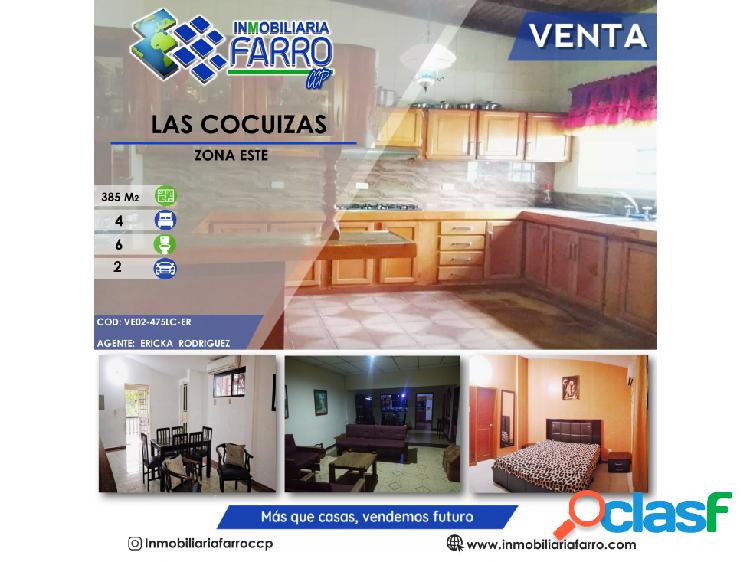 SE VENDE CASA EN LAS COCUIZAS VE02-475LC-ER