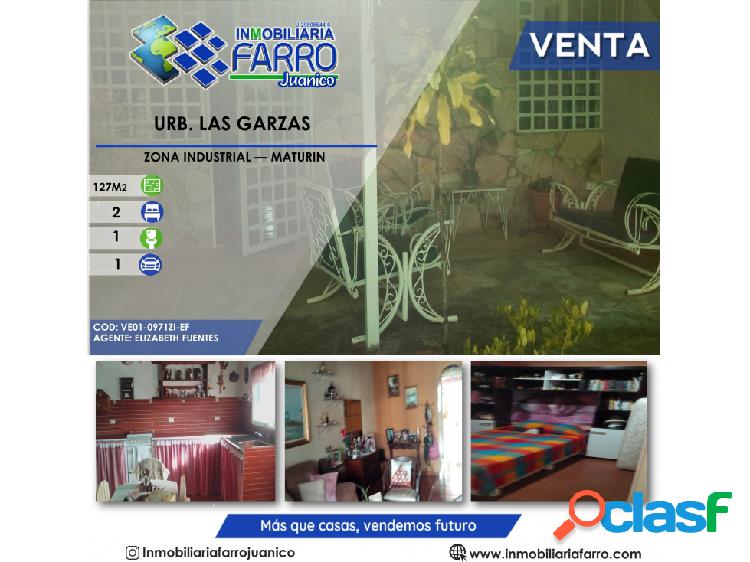 SE VENDE CASA EN URB LAS GARZAS VE01-0971ZI-EF