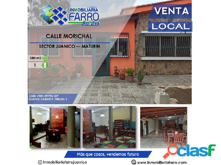 SE VENDE LOCAL EN JUANICO MORICHAL VE01-0977SJ-MF