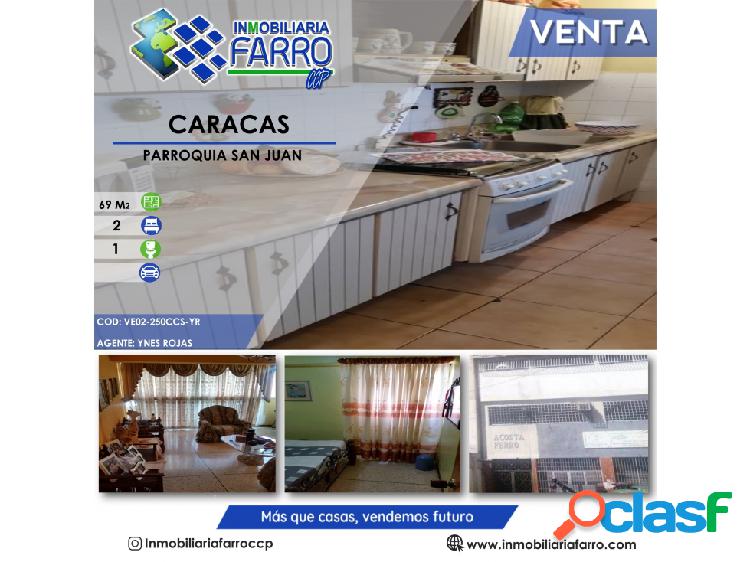 VENTA DE APARTAMENTO EN LA PARROQUIA SAN JUAN CARACAS