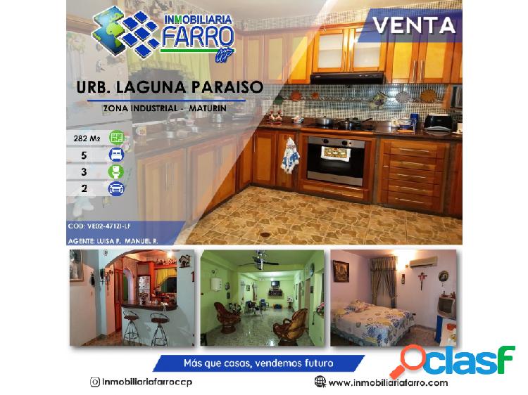 VENTA DE CASA EN URB LAGUNA PARAISO VE02-471ZI-LF