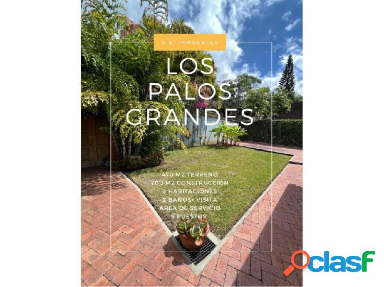 Se vende casa 200m2 3h+s/3b+s/5p Los Palos Grandes 6325