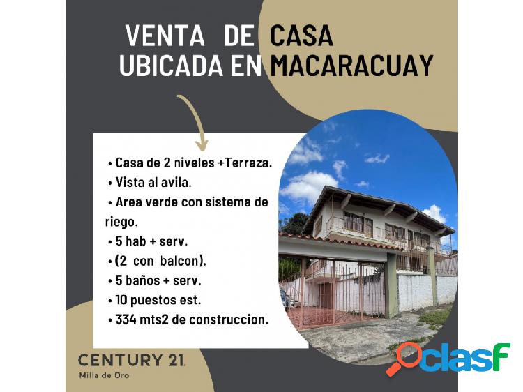 CASA UBICADA EN URBANIZACION MACARACUAY.- 70944-1