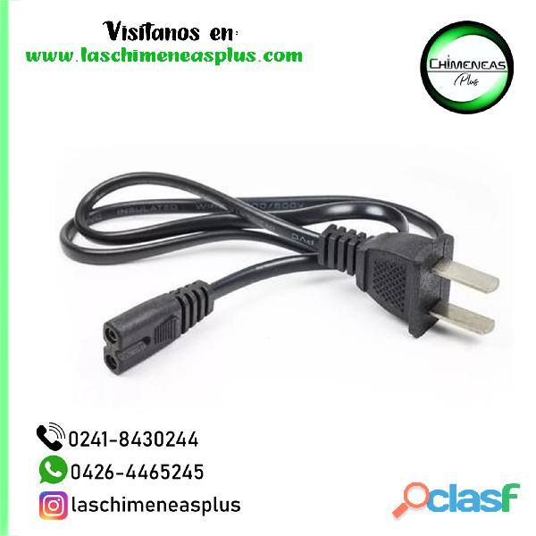 Cable de Corriente para cargador de Laptop 2pines