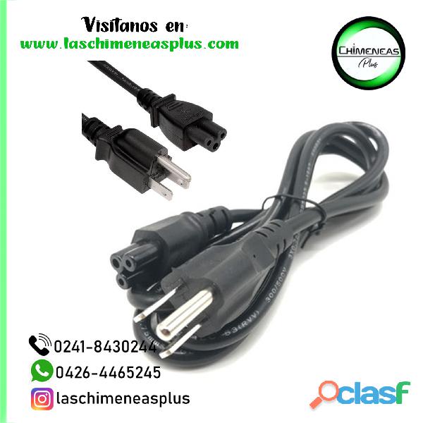 Cable de Corriente para cargador de Laptop 3pines