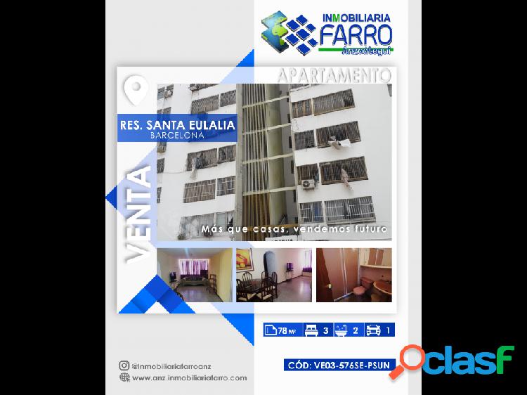 EN VENTA APARTAMENTO EN RES SANTA EULALIA BARCELONA.