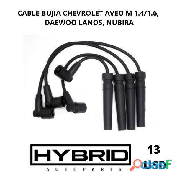 Cable Bujia Chevrolet Aveo M 1.4/1.6, Daewoo Lanos, Nubira