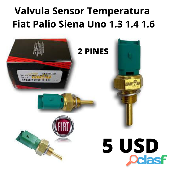 Valvula Sensor Temperatura Fiat Palio Siena Uno 1.3 1.4 1.6