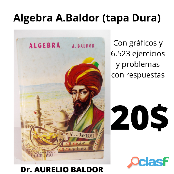 Algebra A.Baldor (tapa Dura)