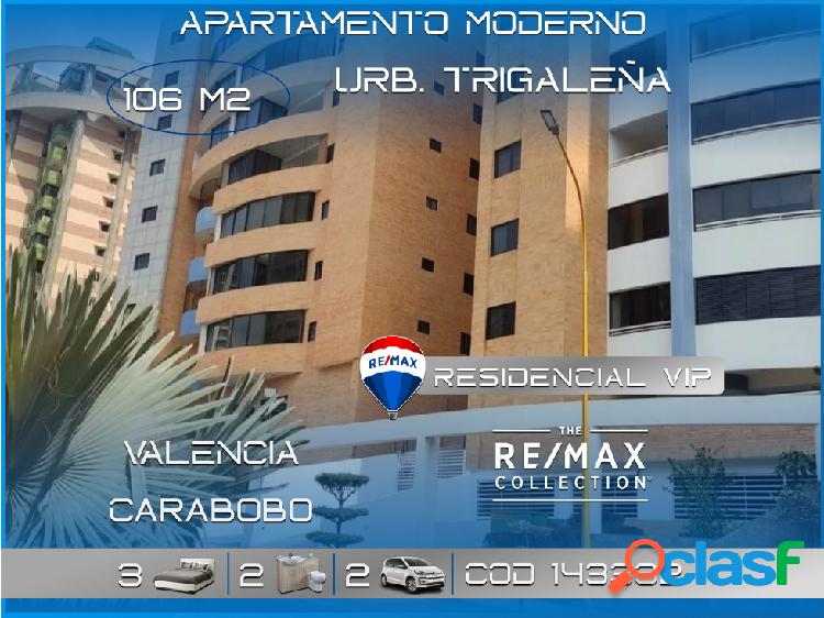 APARTAMENTO DE 106 M2 EN LA TRIGALEÑA, VALENCIA, CARABOBO