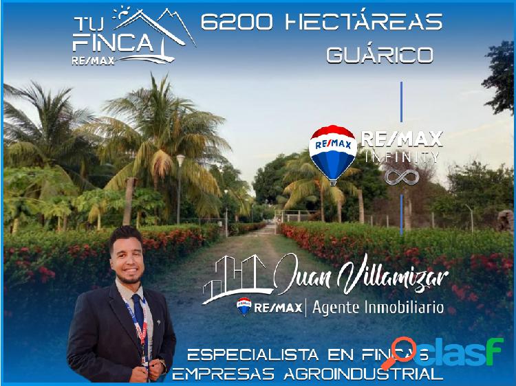 EN VENTA FINCA PRODUCTIVA DE 6200 HECTÁREAS - GUÁRICO