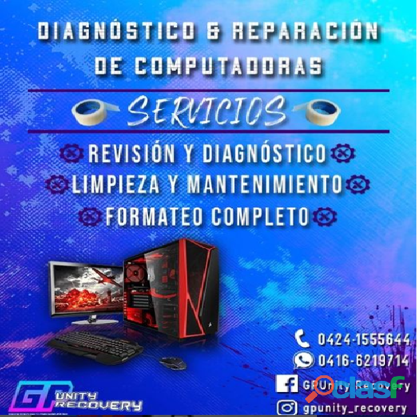 Reparacion y Mantenimiento de computadoras