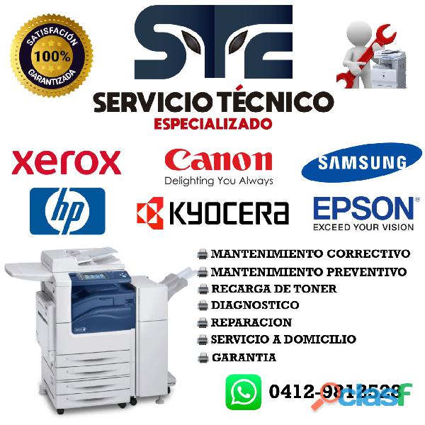 Servicio técnico para fotocopiadoras e impresoras