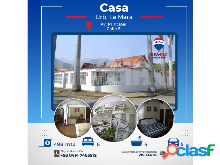 Casa en Venta -Urbanización La Mara- Avenida 2