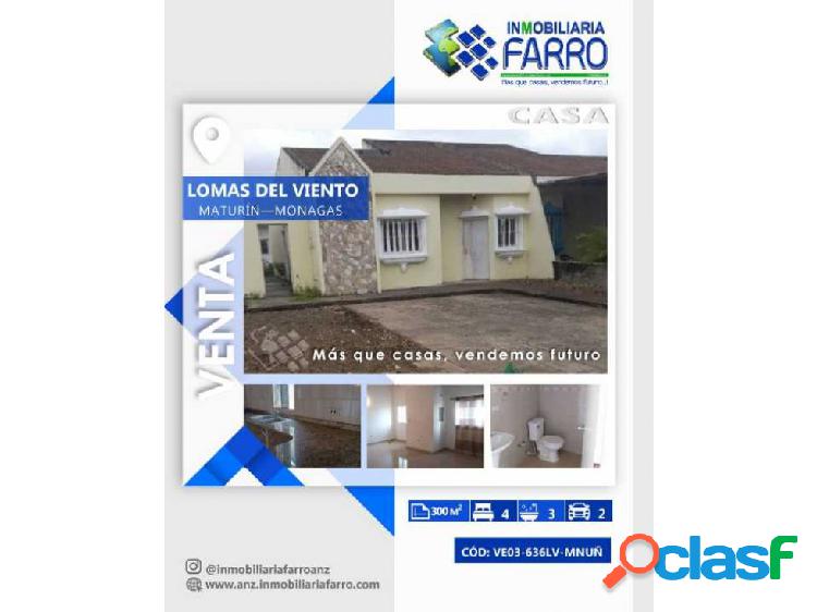 EN VENTA CASA UBICADA EN LOMAS DEL VIENTO VE03-636LV-MNUÑ