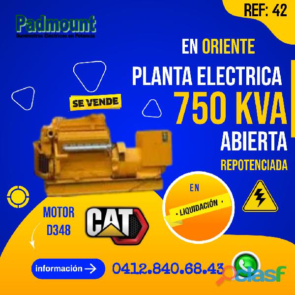 PLANTA ELECTRICA 750 KVA CATERPILLAR EL TIGRE