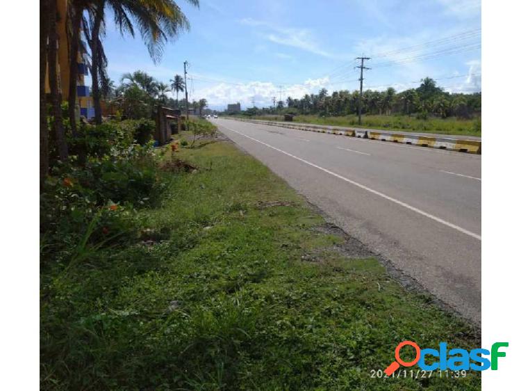 Se vende terreno en boca de aroa a pocos metros de tucacas