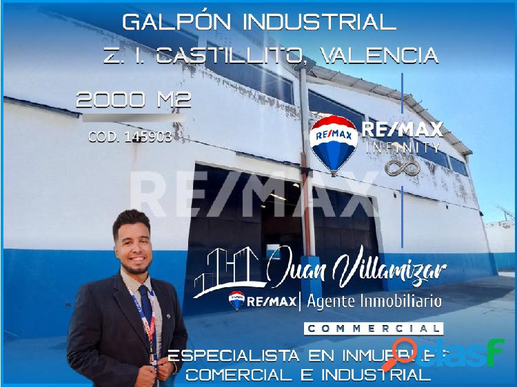 JUAN VILLAMIZAR VENDE GALPÓN 2000 m2. ZONA INDUSTRIAL