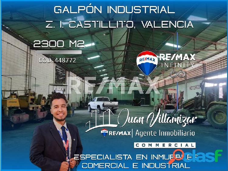 JUAN VILLAMIZAR VENTE GALPÓN 2300 m2. ZONA INDUSTRIAL