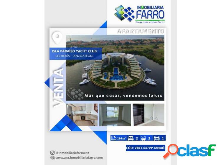 EN VENTA APARTAMENTO UBICADO EN ISLA PARAISO