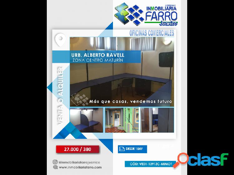 SE VENDE/ALQUILA OFICINAS URB. ALBERTO RAVELL