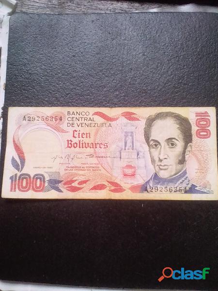 Billetes Venezolanos De 100 Bolívares Nuevos Sin Uso