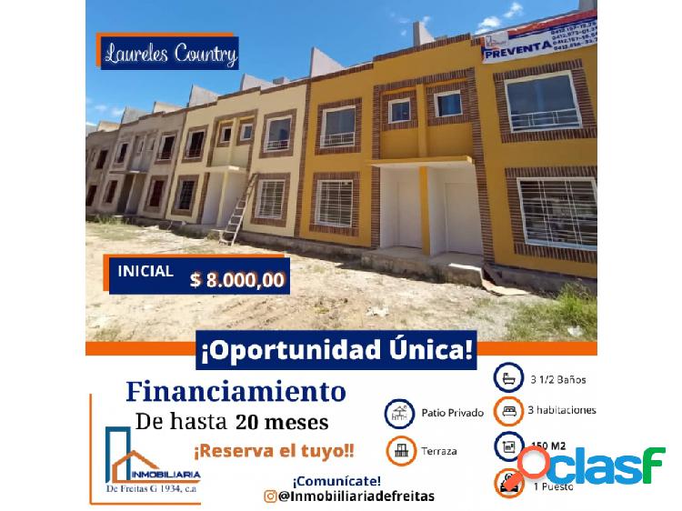 Town House Laureles Country. Charallave