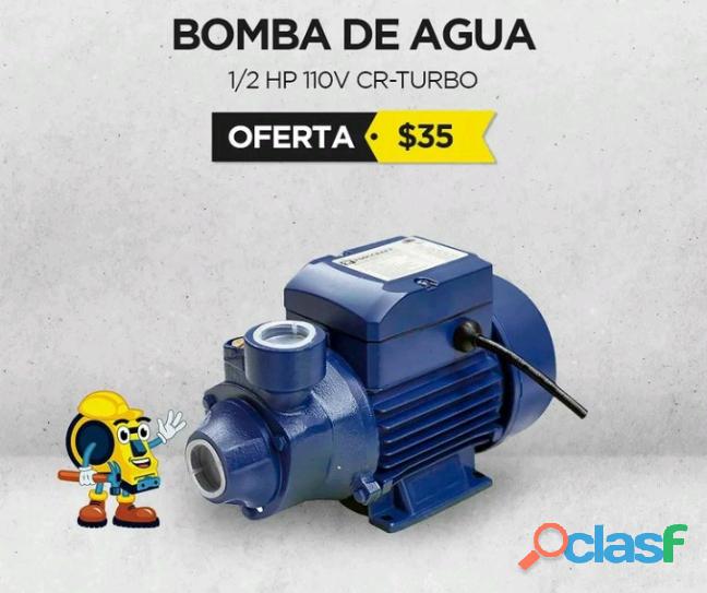 Bomba De Agua 1/2 HP CR Turbo