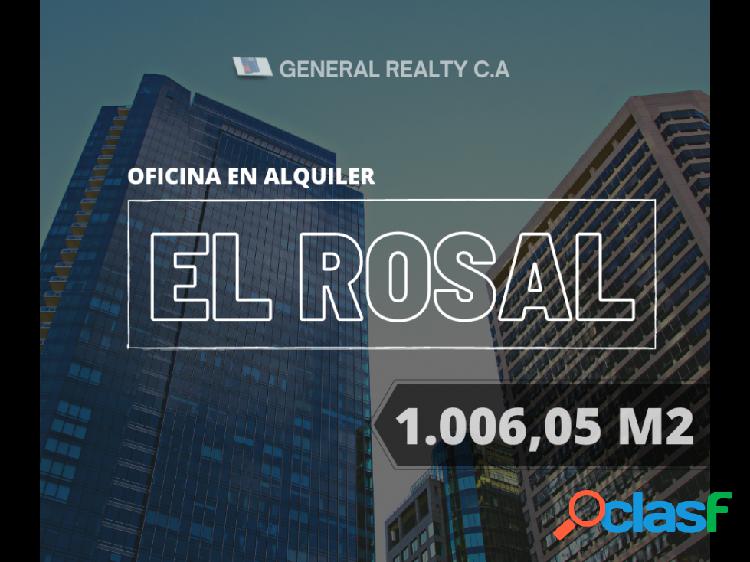 EL ROSAL 1.006,05 m2 / OFICINA EN ALQUILER