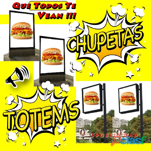 Totems y Chupetas Publicitarias