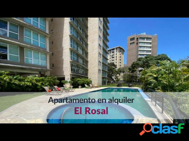 Bello apartamento amoblado en alquiler en El Rosal con pozo