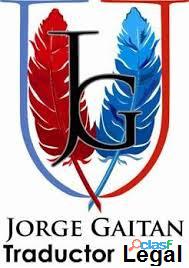 Traductor Legal Jorge Gaitan