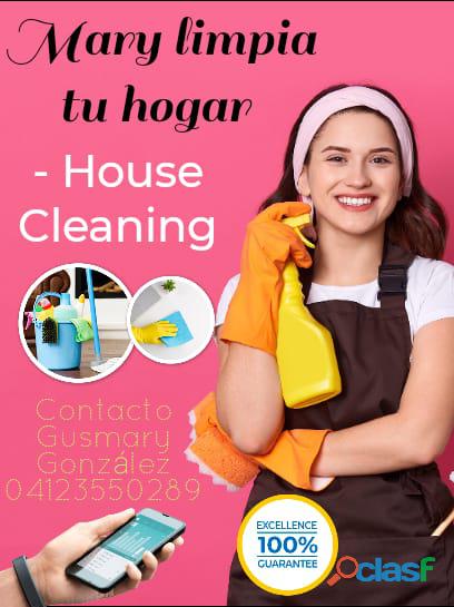 Servicios de limpieza doméstica