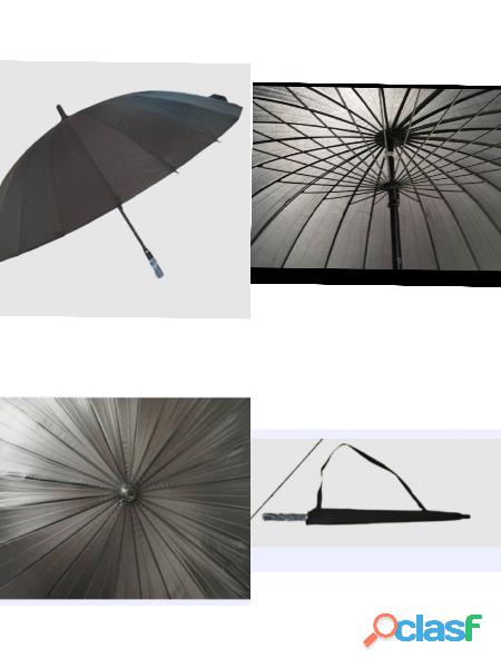 Paraguas de color negro tipo ejecutivo
