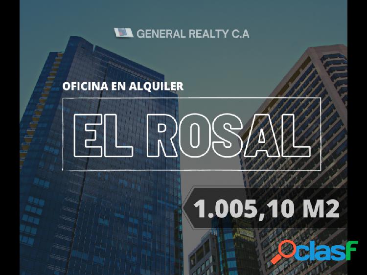 EL ROSAL 1.005,10 m2 / OFICINA EN ALQUILER