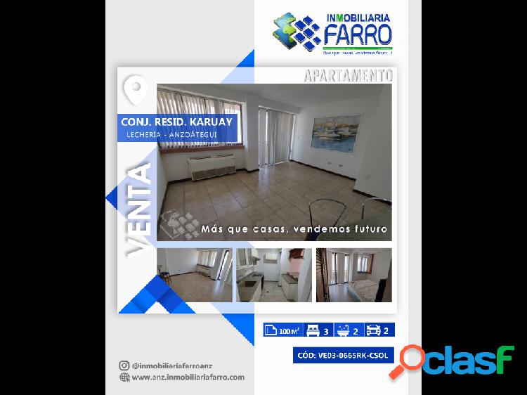 EN VENTA APARTAMENTO UBICADO EN EL CONJ RSD KARUAY