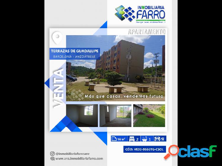 EN VENTA APARTAMENTO UBICADO EN TERRAZAS DE GUADALUPE