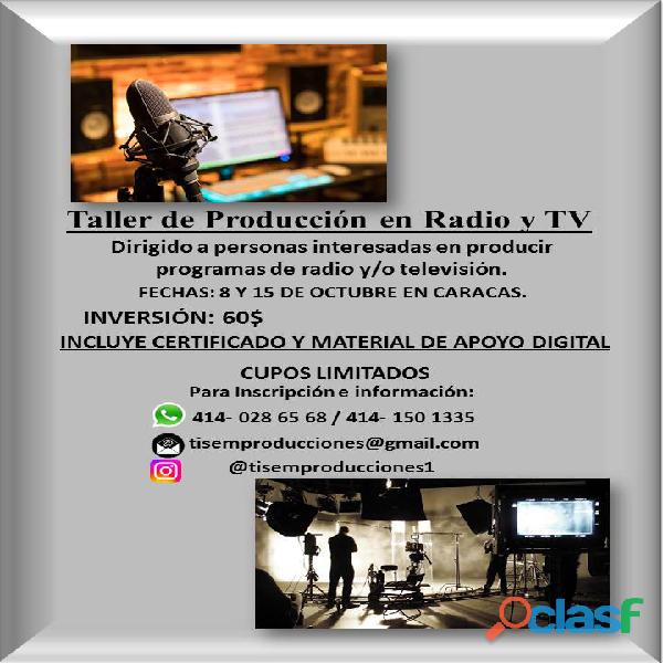 Taller de Producción en Radio y TV