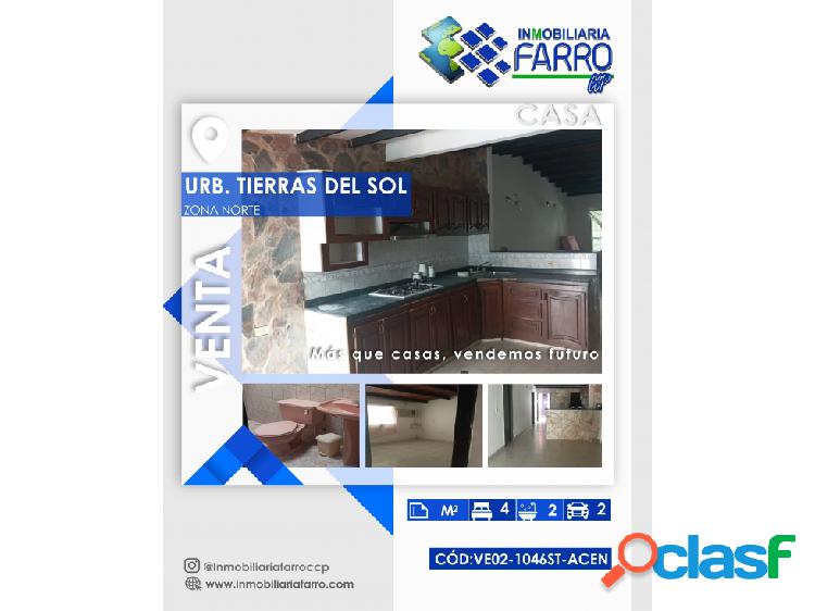 SE VENDE CASA EN URB TIERRAS DEL SOL TIPURO VE02-1046ST-ACEN