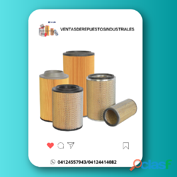 FILTROS PARA COMPRESORES INDUSTRIALES