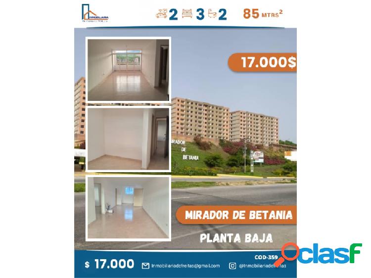 Venta de apartamento en Mirador de Betania, Charallave.