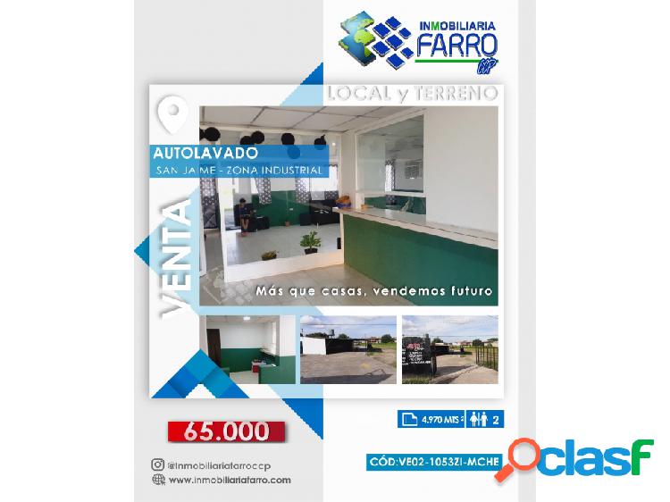 SE VENDE AUTOLAVADO OPERATIVO AV. PPAL SAN JAIME