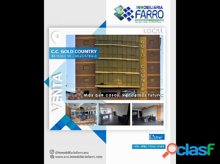 EN VENTA LOCAL UBICADO EN CC GOLD COUNTRY VE03-576GC-OVER