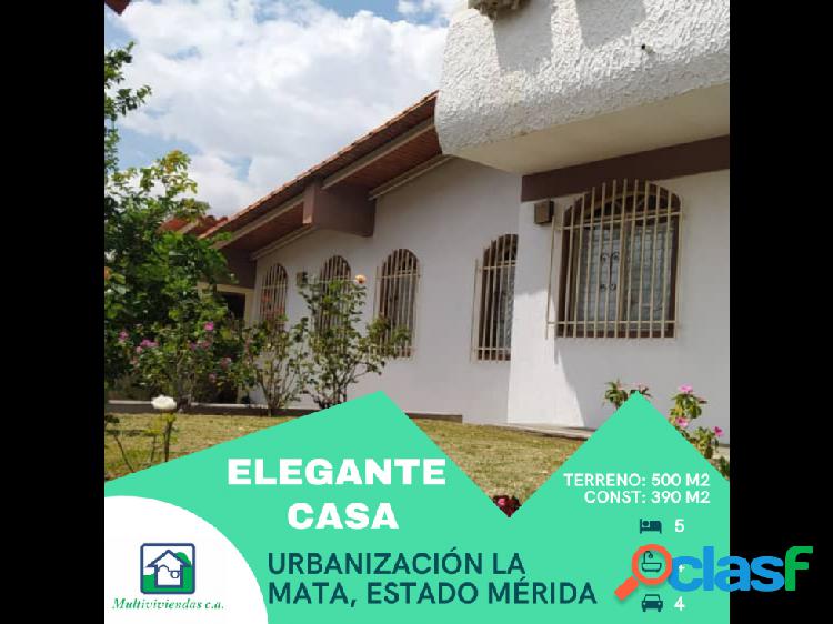 CASA URBANIZACIÓN LA MATA, MERIDA VENEZUELA