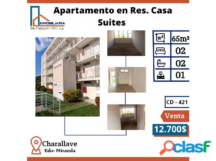 Venta de apartamento en residencias Casa Suites. Charallave