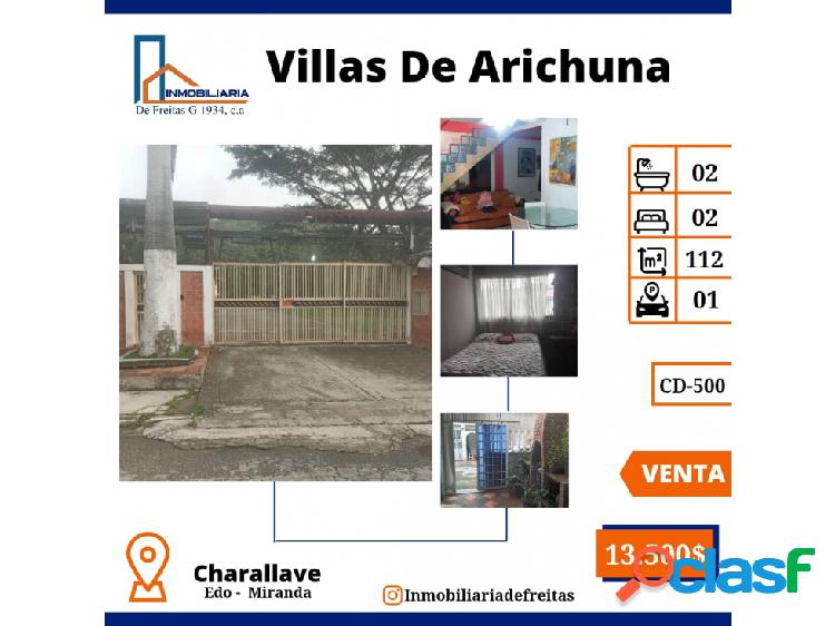 Venta de townhouse en Residencias Villas de Arichiuna,