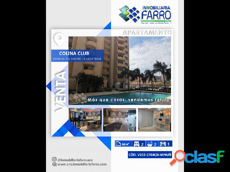 EN VENTA APARTAMENTO UBICADO EN COLINA CLUB